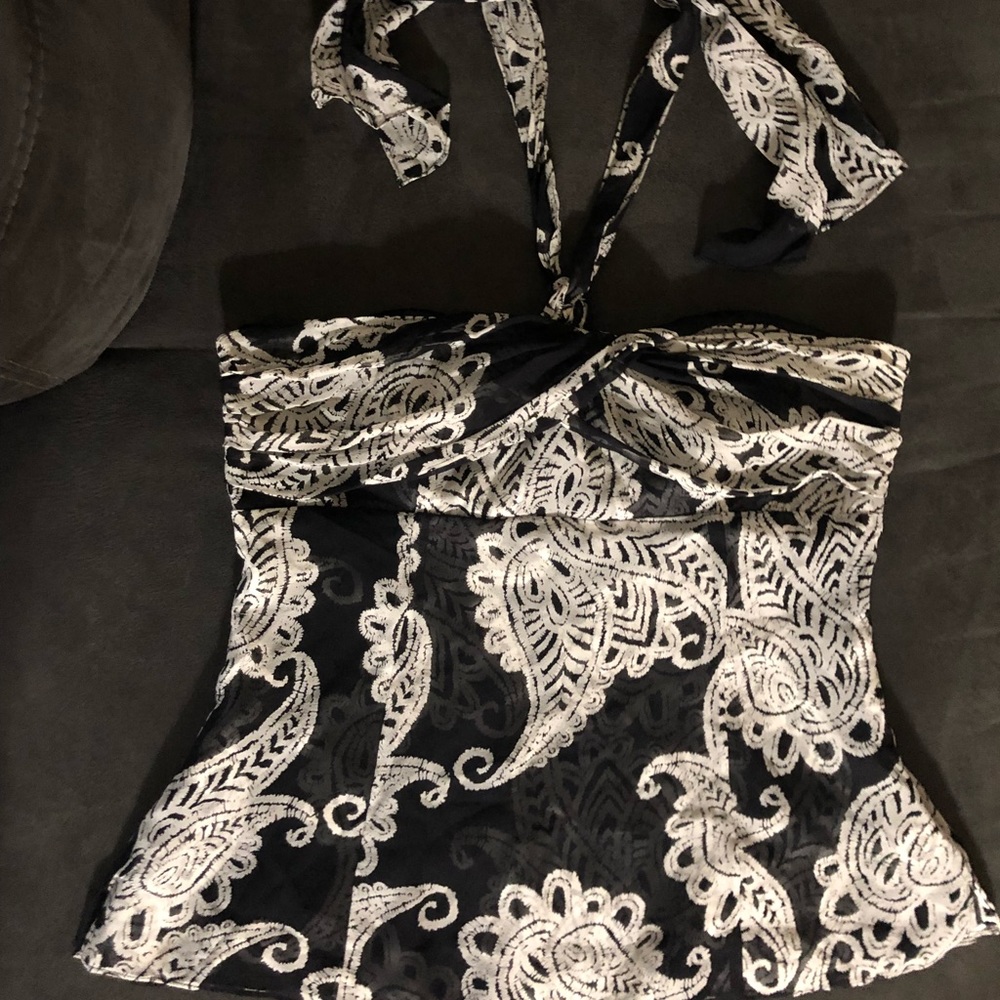 Silk Halter Top